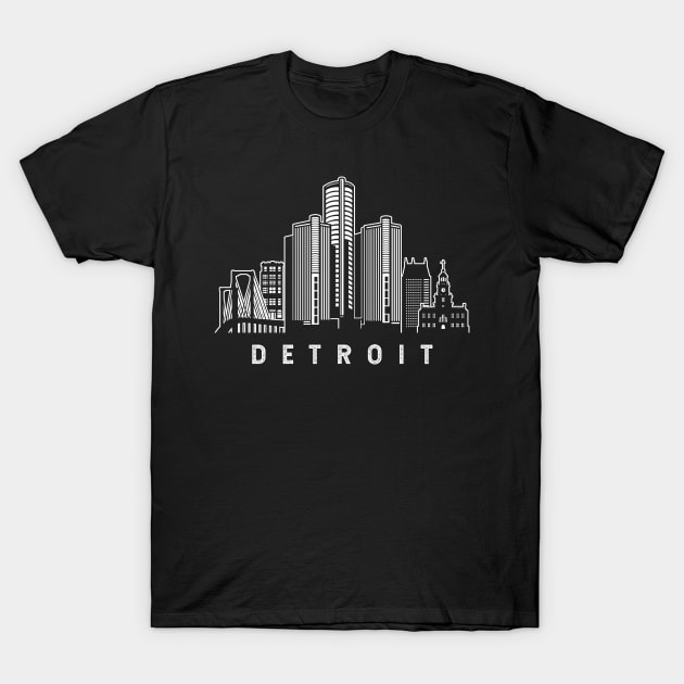 Detroit T-Shirt by traveltravelamerica